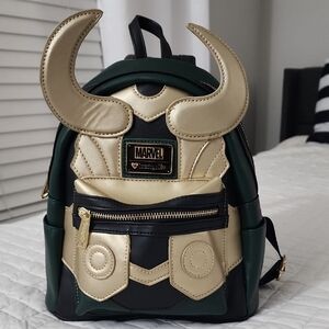 Loungefly Marvel Cream and Black Backpack
